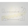 CABLE BUJIA FORD V8 MOTOR 302 351 MODELO...