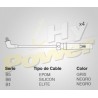 CABLE BUJIA CHEVROLET OPTRA 1.6L (4 CABLES)