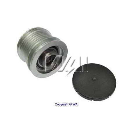 POLEA ALTERNADOR CLUTCH BOSCH 6 RANURAS SE...