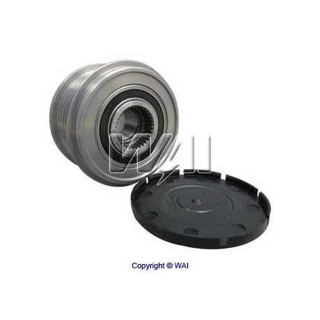 POLEA ALTERNADOR CLUTCH BOSCH 6 RANURA SE...