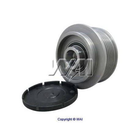 POLEA ALTERNADOR CLUTCH BOSCH VW 6 RANURAS...
