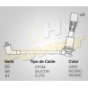 CABLE BUJIA MAZDA 323, LASER, MX-3 1.6 95,...