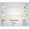 CABLE BUJIA NISSAN TSURU I Y II 84-92...