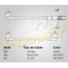 CABLE BUJIA NISSAN D21 PICK UP 4 L....