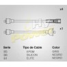 CABLE BUJIA UNIVERSAL 4 CILINDROS...