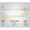 CABLE BUJIA VW SEDAN 1989 HASTA 1992...