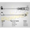 CABLE BUJIA VW CARIBE 1.8 1.6 1.7 1.5...