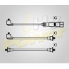 CABLE BUJIA VW CABRIOLET CORRADO 1.8 90-92