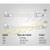 CABLE BUJIA GMC.CHEVROLET TRUCKS 1500-3500
