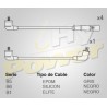 CABLE BUJIA MAZDA 323 F, GLC (79-80) 1400...