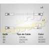 CABLE BUJIA RENAULT,ALIANCE,ENCORE 84-87 4...
