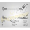 CABLE BUJIA RENAULT R19 1.8L, CLIO 90-93,...