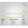 CABLE BUJIA SUZUKI BALENO, 4 CILINDROS, 5...