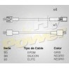 CABLE BUJIA DODGE SHADOW,SPIRIT, PHANTOM,...