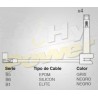 CABLE BUJIA JEEP LIBERTY 2002 2.4L