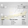 CABLE BUJIA DAEWOO MAQ. 1.8 L MODELO 94-97