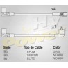 CABLE BUJIA FORD AMERICANO COURIER 110,...