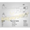 CABLE BUJIA CAMIONETAS F600 Y B600...