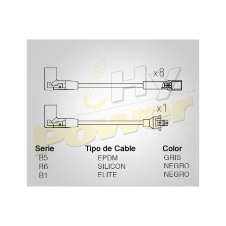 CABLE BUJIA FORD V8 MOTOR 400 E.E.