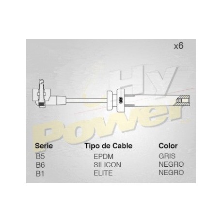 CABLE BUJIA FORD COUNTOUR MYSTIQUE 2.5 95-00