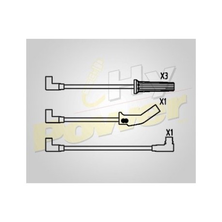 CABLE BUJIA FORD MERCURY: TOPAZ GHIA 84-94...