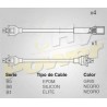 CABLE BUJIA FORD AMERICANO COURIER 110,...