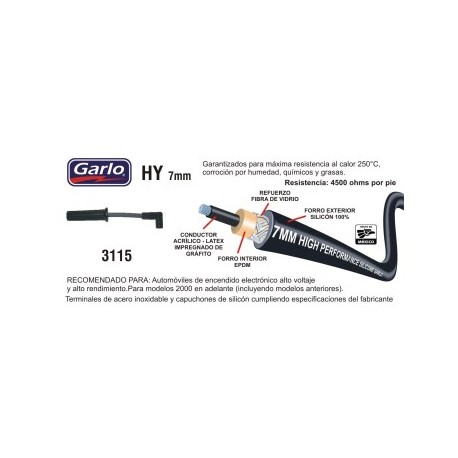 CABLE BUJIA GARLO BUICK CHEV OLDS PONTIAC...