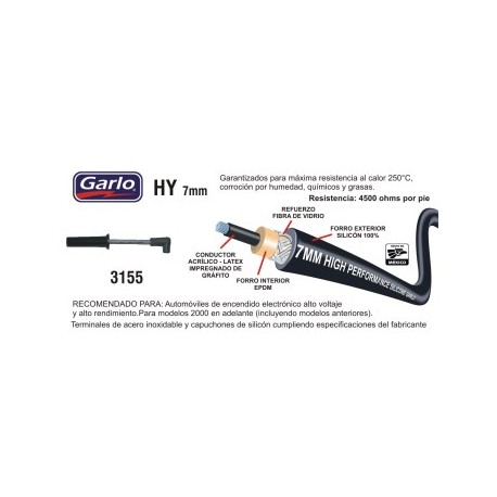 CABLE BUJIA GARLO CHEV GRAND AM PRIX AZTEK...