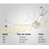CABLE BUJIA FORD CONTOUR (99-01)