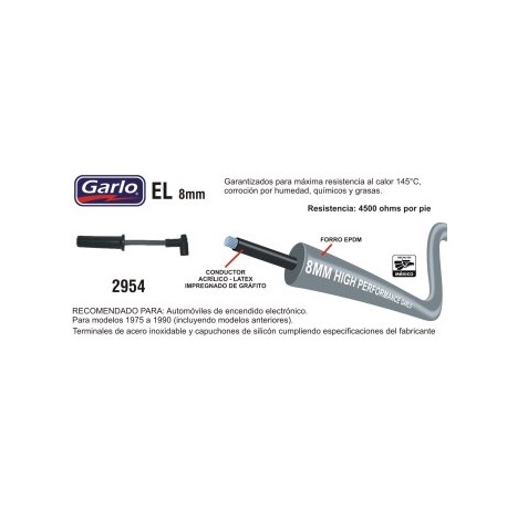 CABLE BUJIA GARLO CHEV CAPRICE 85-AD V6 4.3