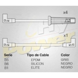 CABLE BUJIA FORD TOPAZ F.I. 1989 1/2 1994