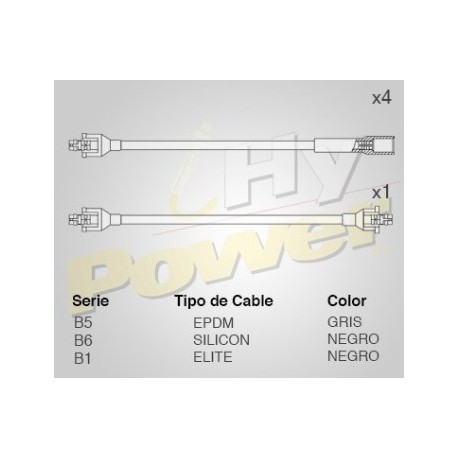 CABLE BUJIA CHEVROLET LUV CAMIONETA...