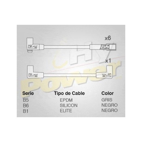 CABLE BUJIA CHEVROLET "V6" , MAQUINA 173 "...