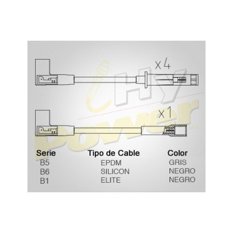 CABLE BUJIA CHEVROLET MONZA 1.6 EXPORT...