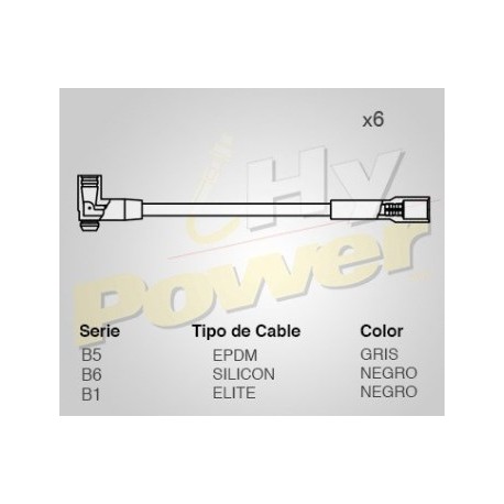 CABLE BUJIA CHEVROLET V6 86-AD