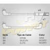 CABLE BUJIA CHEVROLET GEO:METRO, PONTIAC:...