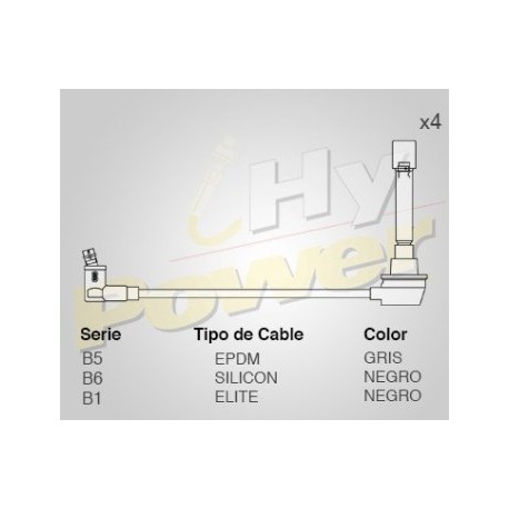 CABLE BUJIA HONDA, ACCORD EX MOTOR 2,2L...