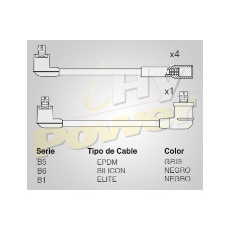 CABLE BUJIA ISUZU LUV CON BOBINA 10 cm MAS...