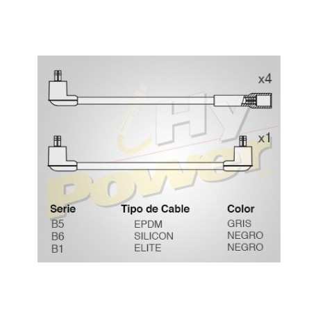 CABLE BUJIA MAZDA PICK UP 2.0-2.2L