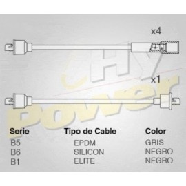 CABLE BUJIA NISSAN 2000 CONVECIONAL, 5...