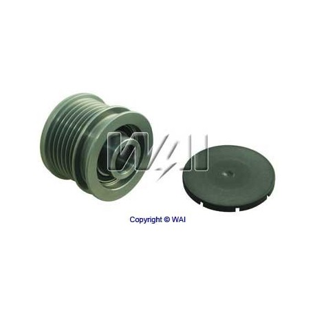 POLEA ALTERNADOR CLUTCH 6 RANURAS VALEO,...