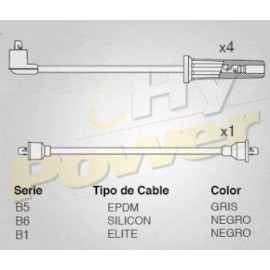 CABLE BUJIA TOYOTA 20R Y 22R, HI LUX...