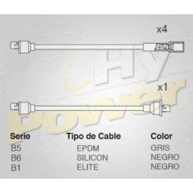 CABLE BUJIA UNIVERSAL 4 CIL B5796U4 HY-112