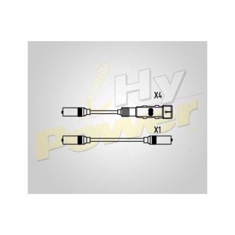 CABLE BUJIA VW DERBY A-3 1.8L 94-AD GOLF...