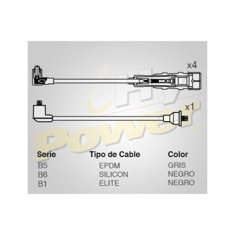 CABLE BUJIA VW CARIBE 1.8 1.6 1.7 1.5...