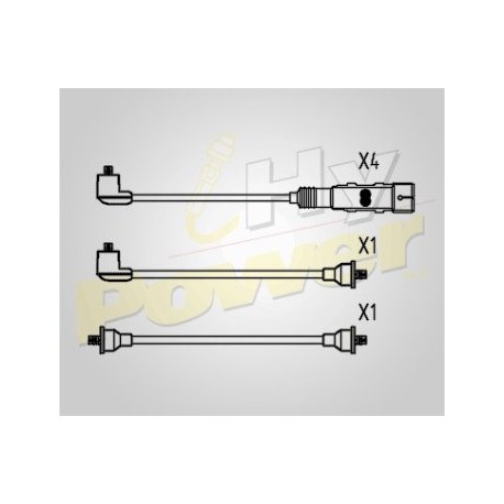 CABLE BUJIA VW CABRIOLET CORRADO 1.8 90-92