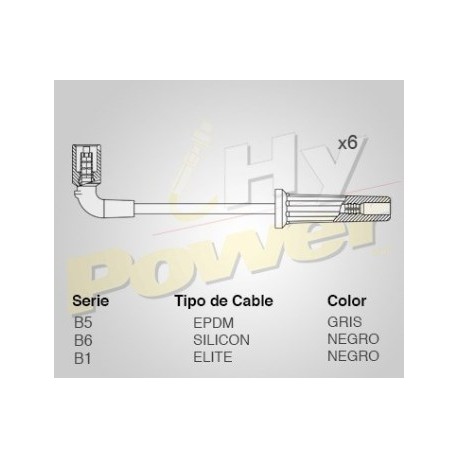 CABLE BUJIA CHEV IMPALA 06-09 3.5 MALIBU...