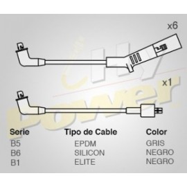 CABLE BUJIA MITSUBISHI MONTERO 89-93,...