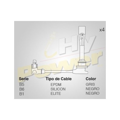 CABLE BUJIA KIA RIO SPECTRA 1.3 1.5 4 CIL