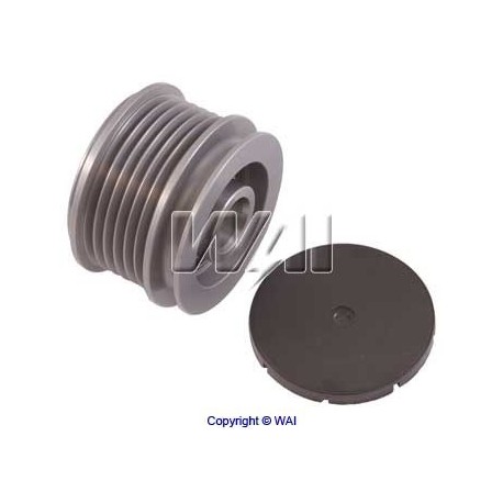 POLEA ALTERNADOR CLUTCH BOSCH 6 RANURAS SE...